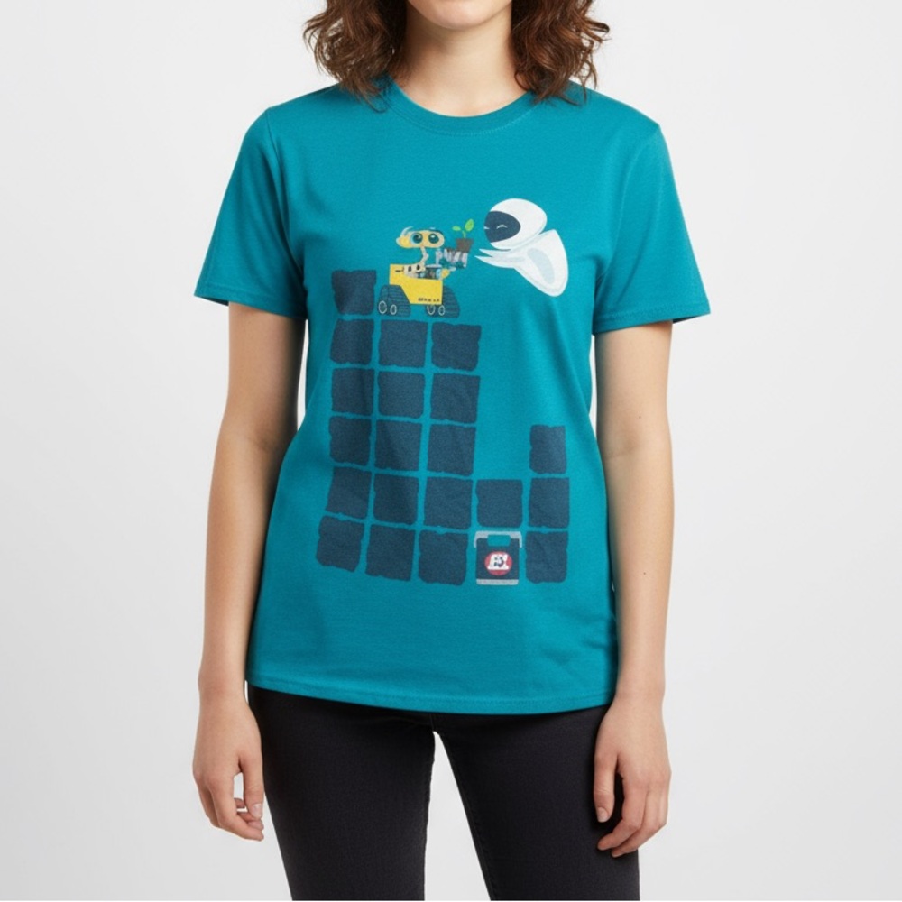Wall E Blue Graphic Tee